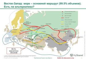 Транспортный коридор восток запад маршрут на карте