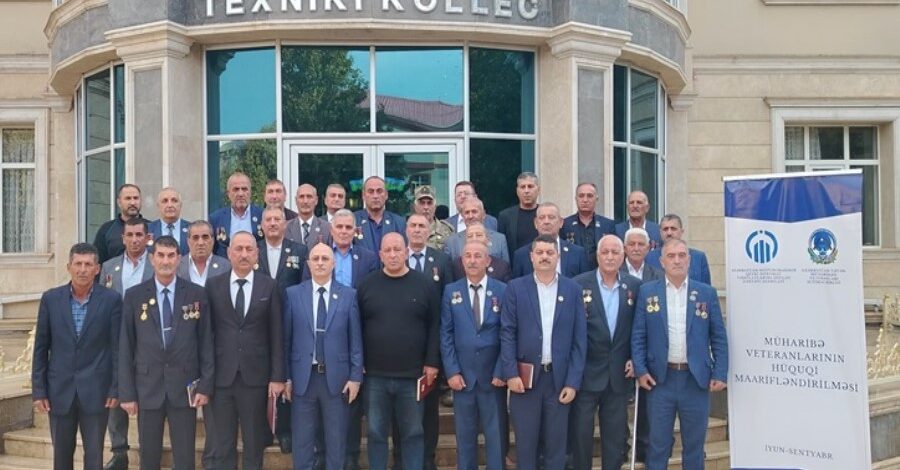 AVMVİB Naxçıvanda müharibə veteranları ilə görüş keçirib