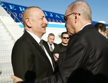 İlham Əliyevi Ərdoğan yola saldı — Fotolar
