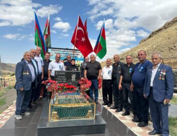 AVMVİB Naxçıvan MR Təşkilatı şəhidlərin məzarını ziyarət edib