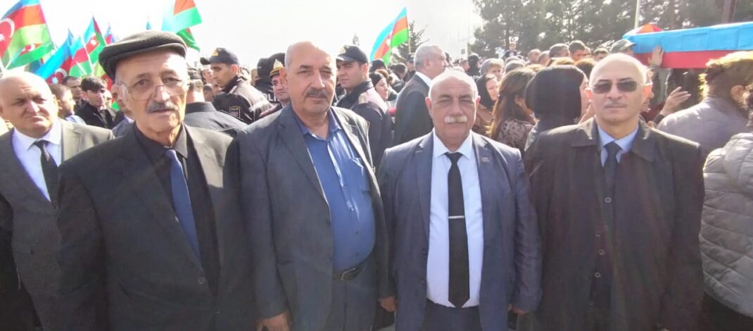 AVMVİB rəhbərliyi və üzvləri Şəhidlərimizlə vida mərasimində iştirak etdi