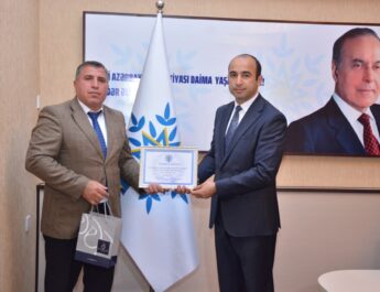 Şamaxıda Zəfər Gününə həsr olunmuş tədbirdə AVMVİB şöbə sədri təltif olundu