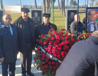 AVMVİB sədri və veteranlar Milli Qəhrəman Şahin Tağıyevin vida mərasimində iştirak edib