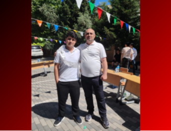 Qazi övladının “Son Zəng” sevincini paylaşdı