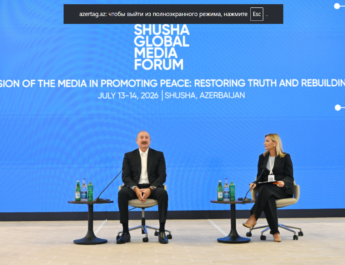Prezident İlham Əliyev IV Şuşa Qlobal Media Forumunun açılışında iştirak edib