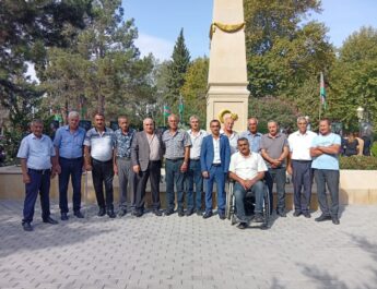 AVMVİB-in Yevlax şəhər şöbəsi şəhidlərin xatirəsini yad edib